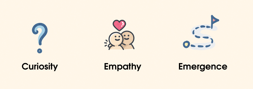 Curiosity, Empathy and Emergence